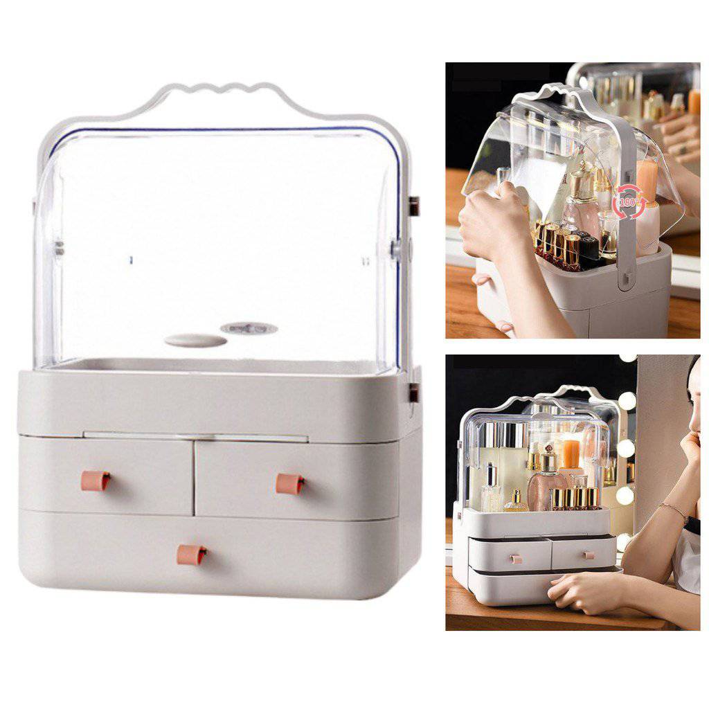 Beauty Cosmetic Storage Box Waterproof Dustproof_0