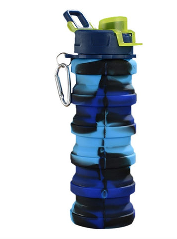 Collapsible Water Bottle - Blue_0