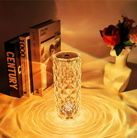 Crystal Desk Lamp RGB Touch Lamp_0